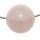 Rosenquarz Kugel ca. 20 mm als Anhänger mit Bohrung 2,5 mm