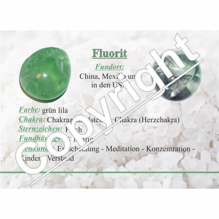 Fluorit Splitter Kette 90 cm endlos = ohne Verschluss grüner und lila farbener Fluorit