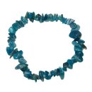 Apatit Splitter Armband auf Stretchband ca. 5 - 8 mm, 19 - 20 cm lang