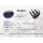 Blaufluss Splitter Armband auf Stretchband blauer Goldfluss (synthetisch)