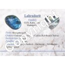 Labradorit Splitter Kette 45 cm mit silberfarbenem...