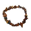 Tigerauge Splitter Armband auf Stretchband ca. 5 - 8 mm,...