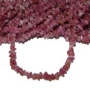 Turmalin Rubelit rosa rot Splitter Armband auf Stretchb.ca. 3 - 6 mm, 19 - 20 cm
