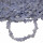 Chalcedon Splitterkette 45 cm mit silberfarbenem Karabinerverschluss