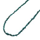 Türkis Splitter Kette grün 90 cm Länge...