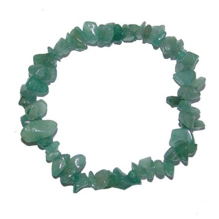 Aventurin Splitter Armband echtes Edelsteinarmband 20 cm auf Stretchband