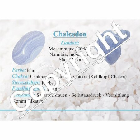 Chalcedon  50 g Trommelsteine Handschmeichler Wassersteine ca. 5 - 8  Steine