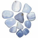 Chalcedon  50 g Trommelsteine Handschmeichler Wassersteine ca. 5 - 8  Steine