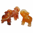 Carneol - Achat Elefant ca. 30 x 22 mm