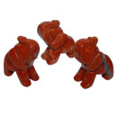 Jaspis Rot Elefant ca. 22 x 30 mm