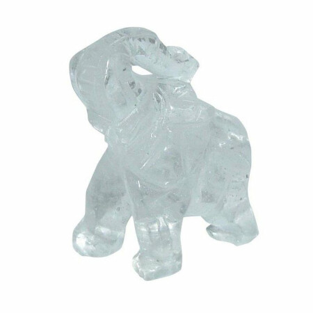 Bergkristall Elefant ca. 30 x 43 mm