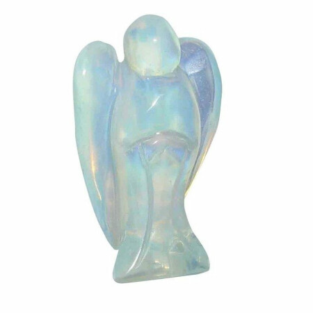 Opalith (Glas, synthetisch) Engel ca. 35 x 60 mm