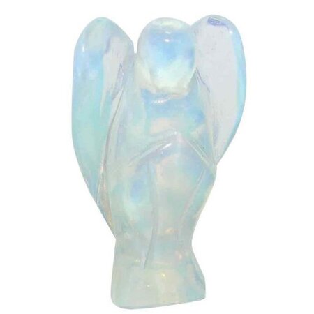 Opalith (Glas, synthetisch) Engel ca. 42 x 70 mm