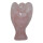 Rosenquarz Engel ca. 42 x 70 mm