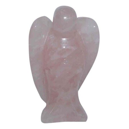 Rosenquarz Engel ca. 35 x 60 mm