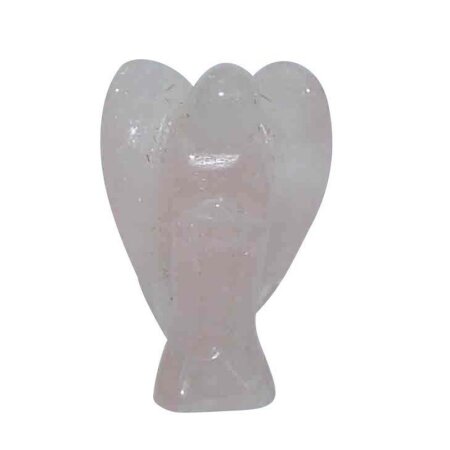 Rosenquarz Engel ca. 22 x 33 mm