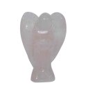 Rosenquarz Engel ca. 22 x 33 mm