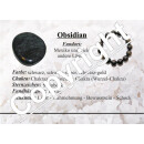 Obsidian schwarz Engel ca. 42 x 70 mm