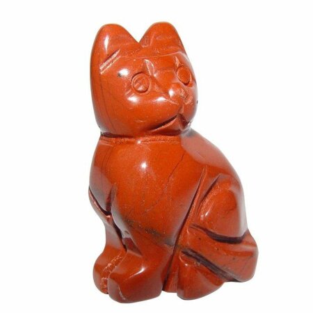 Jaspis Rot Katze ca. 40 x 25 mm