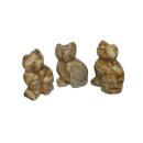 Landschaftsjaspis Katze ca. 30 x 45 mm