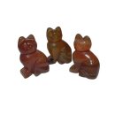 Carneol - Achat Katze Edelstein ca. 30 x 45 mm