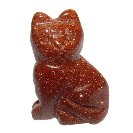 Goldfluss Katze 40 x 25 mm