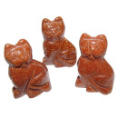 Goldfluss Katze 40 x 25 mm
