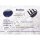 Blaufluss Katze ca. 40 x 25 mm blauer Goldfluss (synthetisch)
