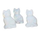 Opalith (Glas, synthetisch) Katze ca. 40 x 25 mm