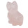 Rosenquarz Katze ca. 40 x 25 mm