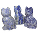 Lapislazuli Katze ca. 40 x 25 mm