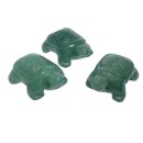 Aventurin Schildkröte ca. 40 x 25 x 15 mm
