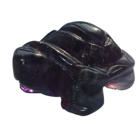 Fluorit lila Schildkröte ca. 50 x 34 x 22 mm