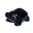Obsidian schwarz Schildkröte ca. 50 x 34 x 22 mm