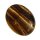 Tigerauge Daumenstein Schlaf Stein flacher Trommelstein mit Mulde ca. 40 x 60 mm