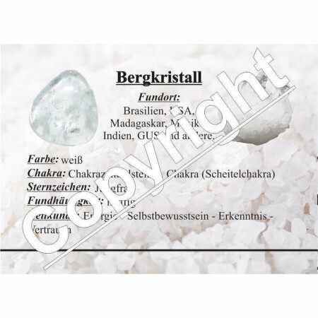 Bergkristall Daumenstein Schlaf Stein flacher XL mit Mulde