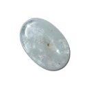 Bergkristall Daumenstein Schlaf Stein flacher XL mit Mulde ca. 40 x 60 x 10 mm