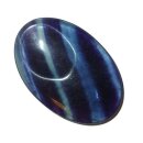 Fluorit lila Daumenstein Schlaf Stein flacher XL mit Mulde ca. 60 x 80 mm