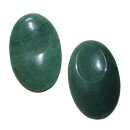 Aventurin Daumenstein Schlaf Stein flacher XL mit Mulde ca. 40 x 60 x 10 mm