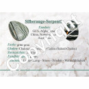 Silberauge / Serpentin 50 g Trommelsteine Handschmeichler...