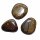 Bronzit Scheibenstein  flacher Trommelstein Handschmeichler ca. 35 - 45 mm