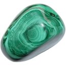 Malachit Trommelstein Handschmeichler ca. 20 - 30 g Super A*Qualität