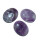 Amethyst  Scheibenstein flacher Edelstein Trommelstein
