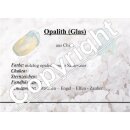 Opalith Scheibenstein flacherTrommelstein ca. 30 - 35 mm  1 Stück mit Opal Schimmer