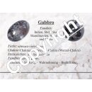 Gabbro Trommelstein ca. 30 - 40 mm Handschmeichler Glücksstein 1 Stück