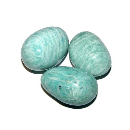 Amazonit Trommelstein Handschmeichler ca. 30 - 35 mm, 1 Stück