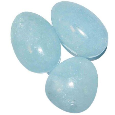 Aquamarin TOP A* Qualität ca. 25x35 mm Trommelstein...