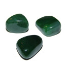 Nephrit / Jade Trommelstein Handschmeichler ca. 25 - 30 mm 1 Stück
