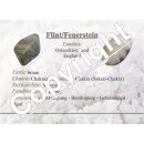 Flint Feuerstein Edelstein flacher Scheibenstein Handschmeichler Trommelstein XXL 60-70 mm