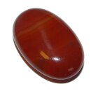 Carneol - Achat Scheibenstein ca. 30 - 40 mm flacher Edelstein Trommelstein